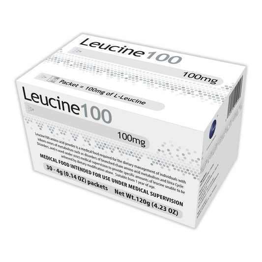 Oral Supplement Leucine 100 Unflavored Powder 4 Gram Individual Packet