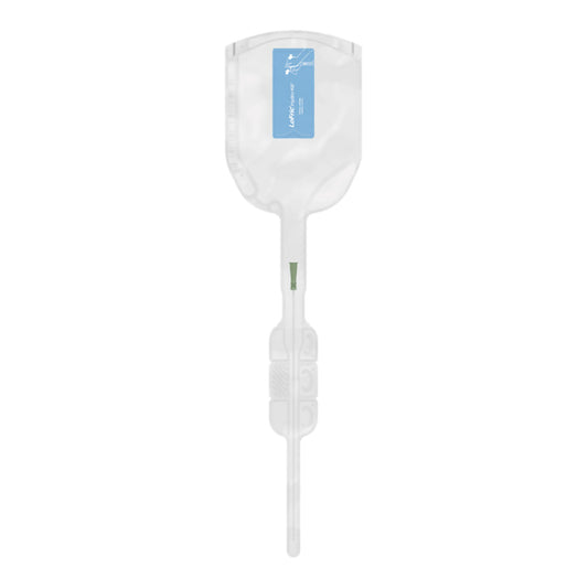 Intermittent Closed System Catheter Tray LoFric Hydro-Kit™ Male / Tiemann Tip 12 Fr. Without Balloon Hydrophilic Coated Polyolefin-Based Elastomer (POBE)