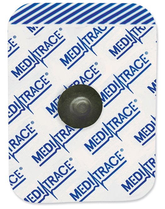 ECG Monitoring Electrode Snap Connector Conductive Adhesive Gel Foam Backing Adult Non-Radiolucent 5 per Pack