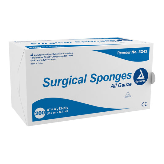 dynarex Gauze Sponge, 4 x 4 Inch, 12-Ply