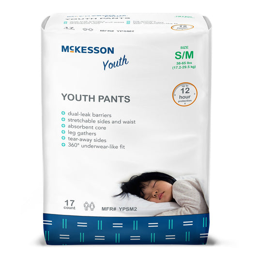 McKesson Youth Pants, Small / Medium for Children 38 – 65 lbs.