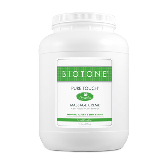 Biotone Pure Touch Massage Crème with Jojoba Oil and Shea Butter, 1-gallon Jar