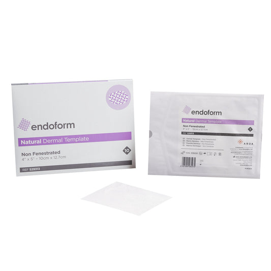 Endoform Natural Dermal Template Nonfenestrated Collagen Dressing, 4 x 5 Inch