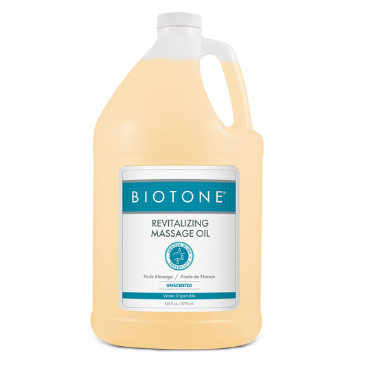 Biotene Revitalizing Massage Oil, Unscented, Water Dispersible, 1-gallon Jug