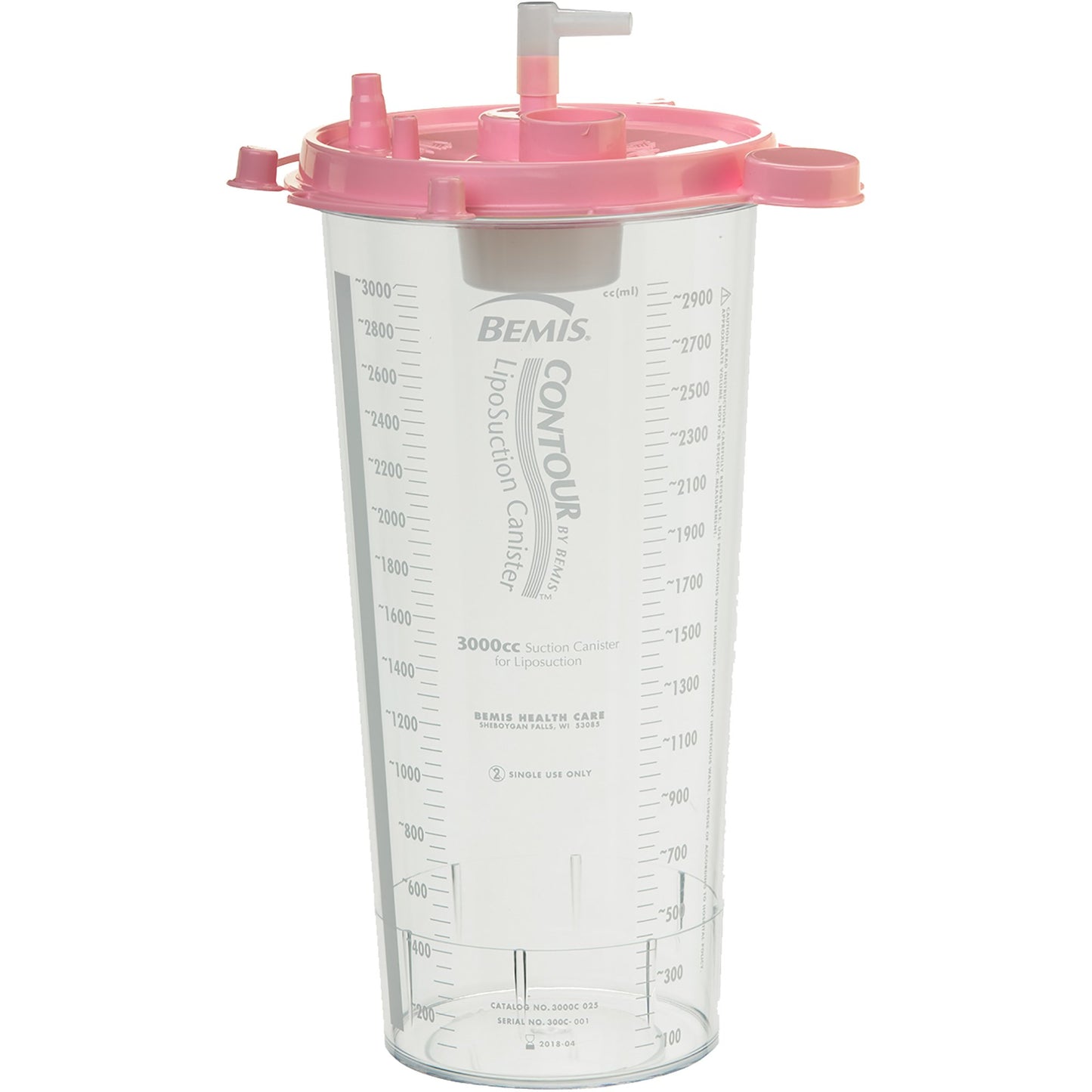 Suction Canister Contour™ 3000 mL Sealing Lid