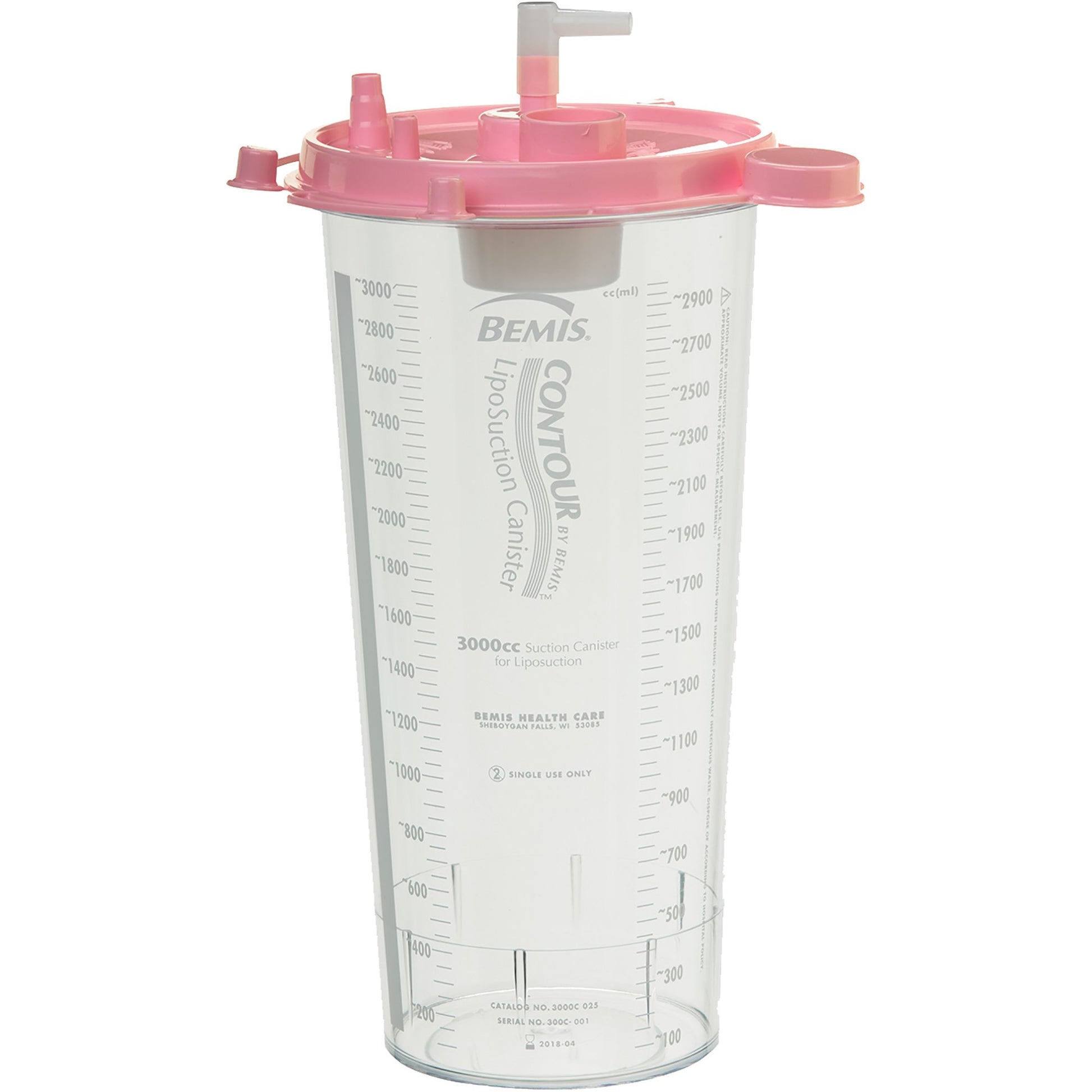 Suction Canister Contour™ 3000 mL Sealing Lid
