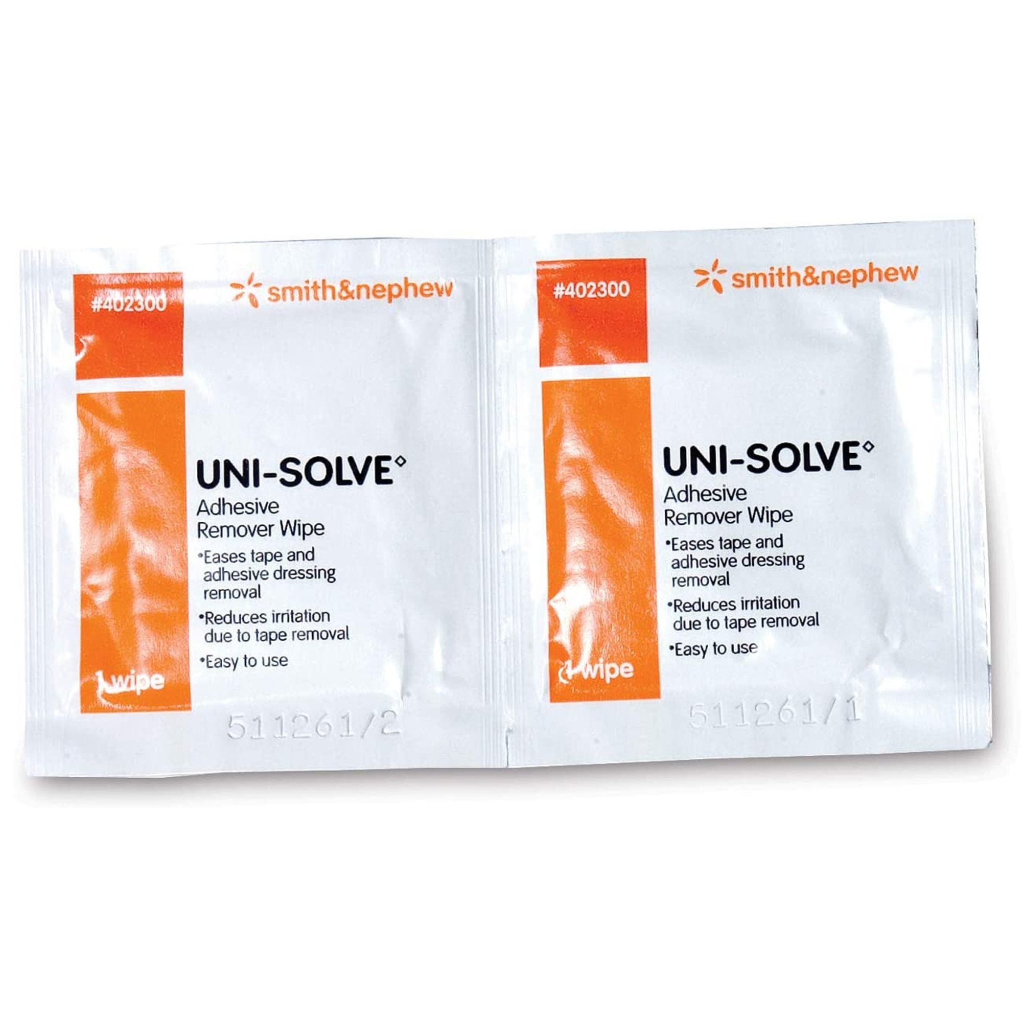 Uni-Solve™ Adhesive Remover, 2.5 x 2.5 Inch Wipe – SurfMed