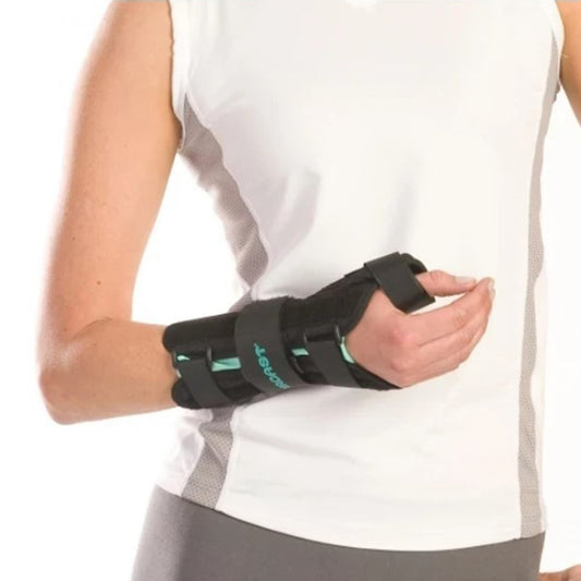 AirCast A2™ Left Wrist Brace With Thumb Spica, Large