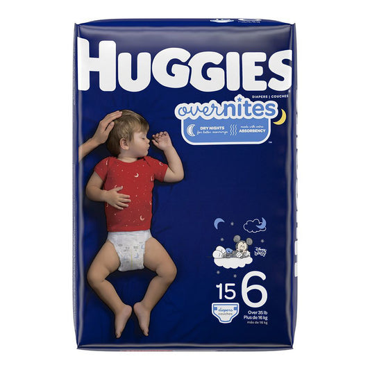 Huggies OverNites Diaper, Size 6