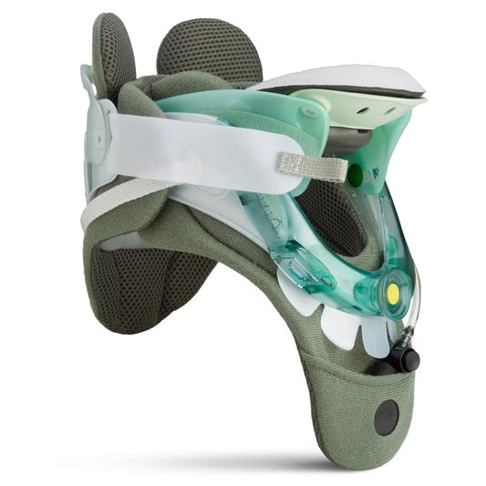 Rigid Therapy Cervical Collar Aspen Vista MultiPost Preformed Adult One Size Fits Most Two-Piece / Trachea Opening Adjustable Height Adjustable Neck Circumference