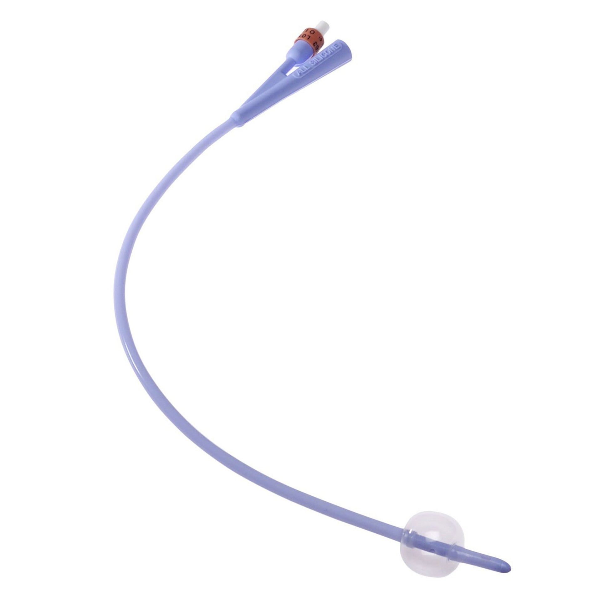 Foley Catheter Dover™ 2-Way Council Tip 5 cc Balloon 18 Fr. Silicone