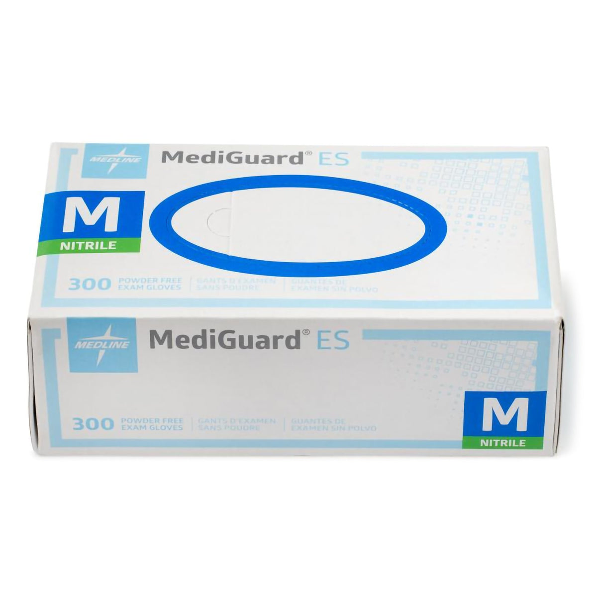 MediGuard ES Nitrile Exam Glove, Medium, Blue – SurfMed