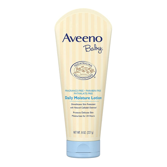 Baby Lotion Aveeno Baby 8 oz. Tube Unscented Lotion