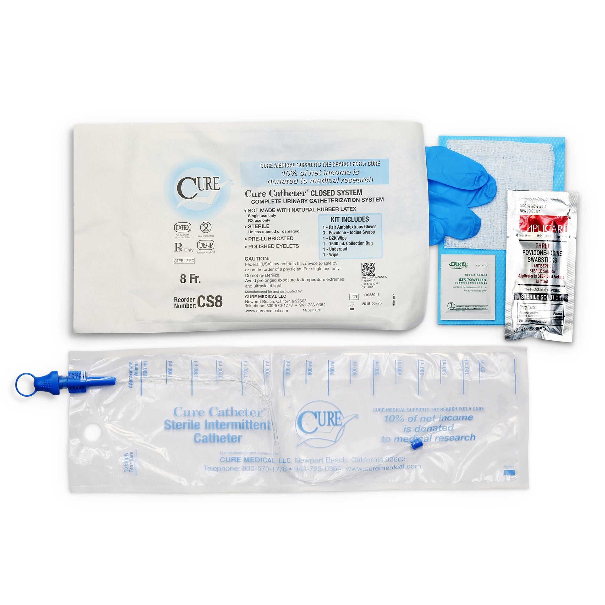 Cure Catheter™ Intermittent Catheter Kit – SurfMed