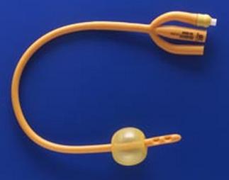Rüsch Gold Foley Catheter, 18 Fr., 30 cc, Three Way