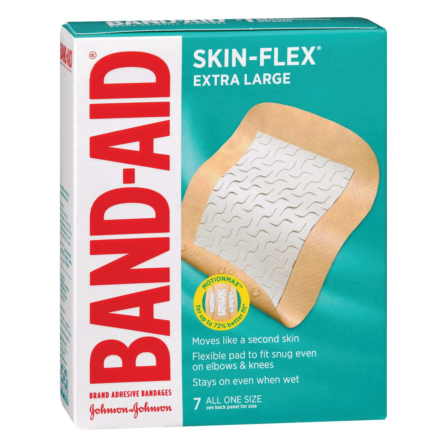 Band-Aid Skin-Flex Adhesive Bandages Extra Large, 2.75 x 3.5 Inch