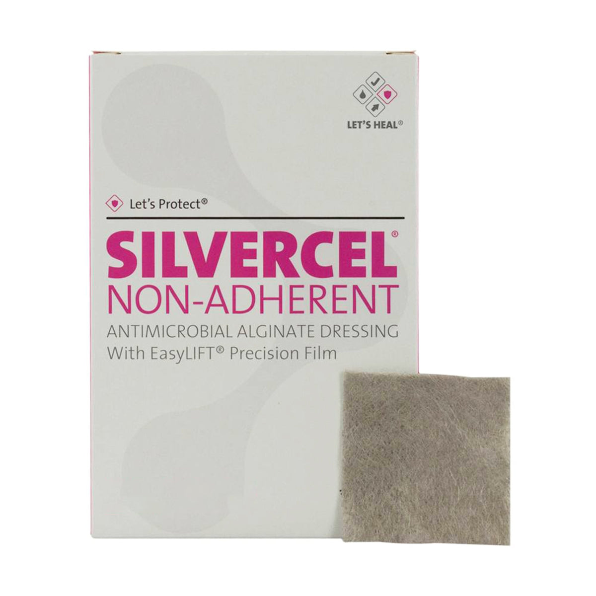 Silvercel 3M™ Silvercel™ Alginate Dressing with Silver, 4 x 8 Inch – SurfMed