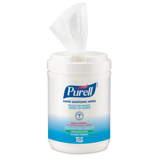 Purell Hand Sanitizing Wipes, Ethyl Alcohol Wipe Canister