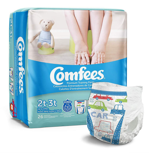 Attends Comfees Training Pants, 12-Hour Protection, Male Toddler
