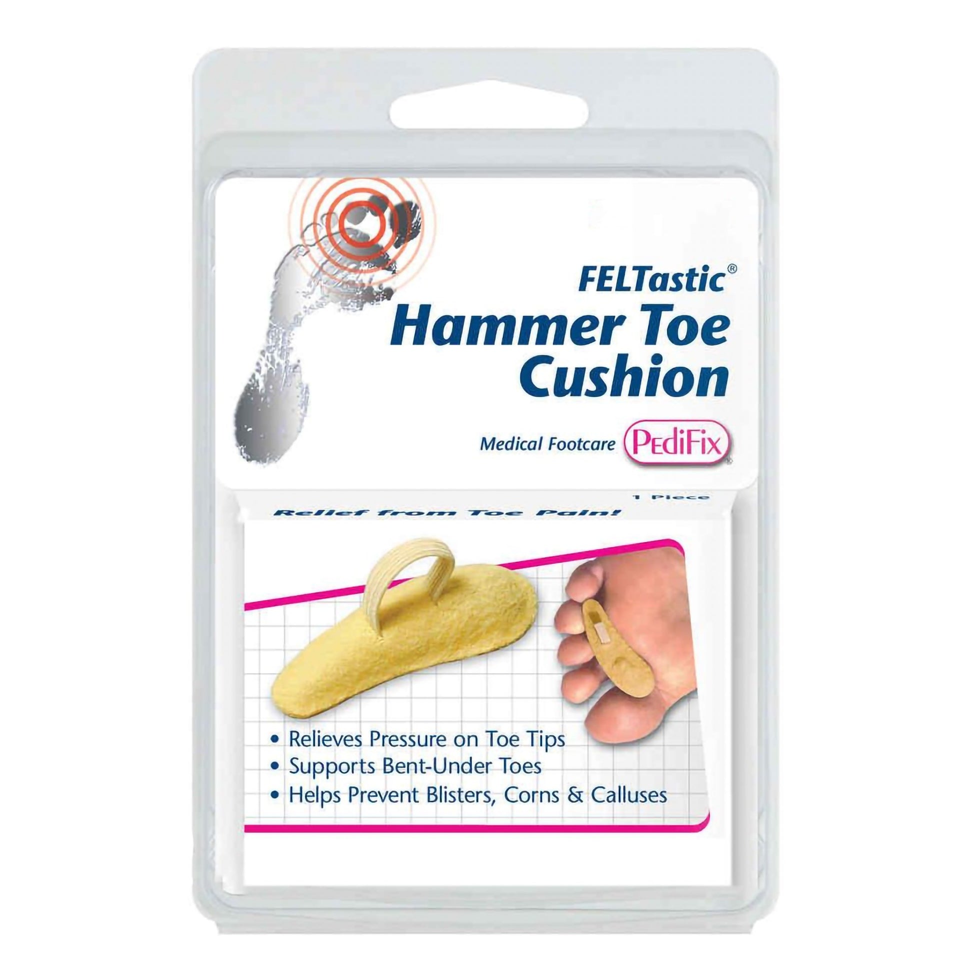 Hammer Toe Cushion FELTastic Large Pull-On Left Foot