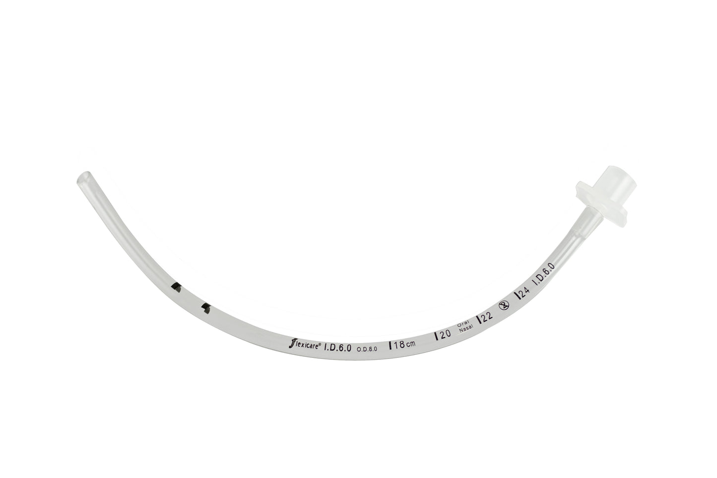 Uncuffed Endotracheal Tube Flexicare VentiSeal Curved 2.5 mm ID Neonate Murphy Eye