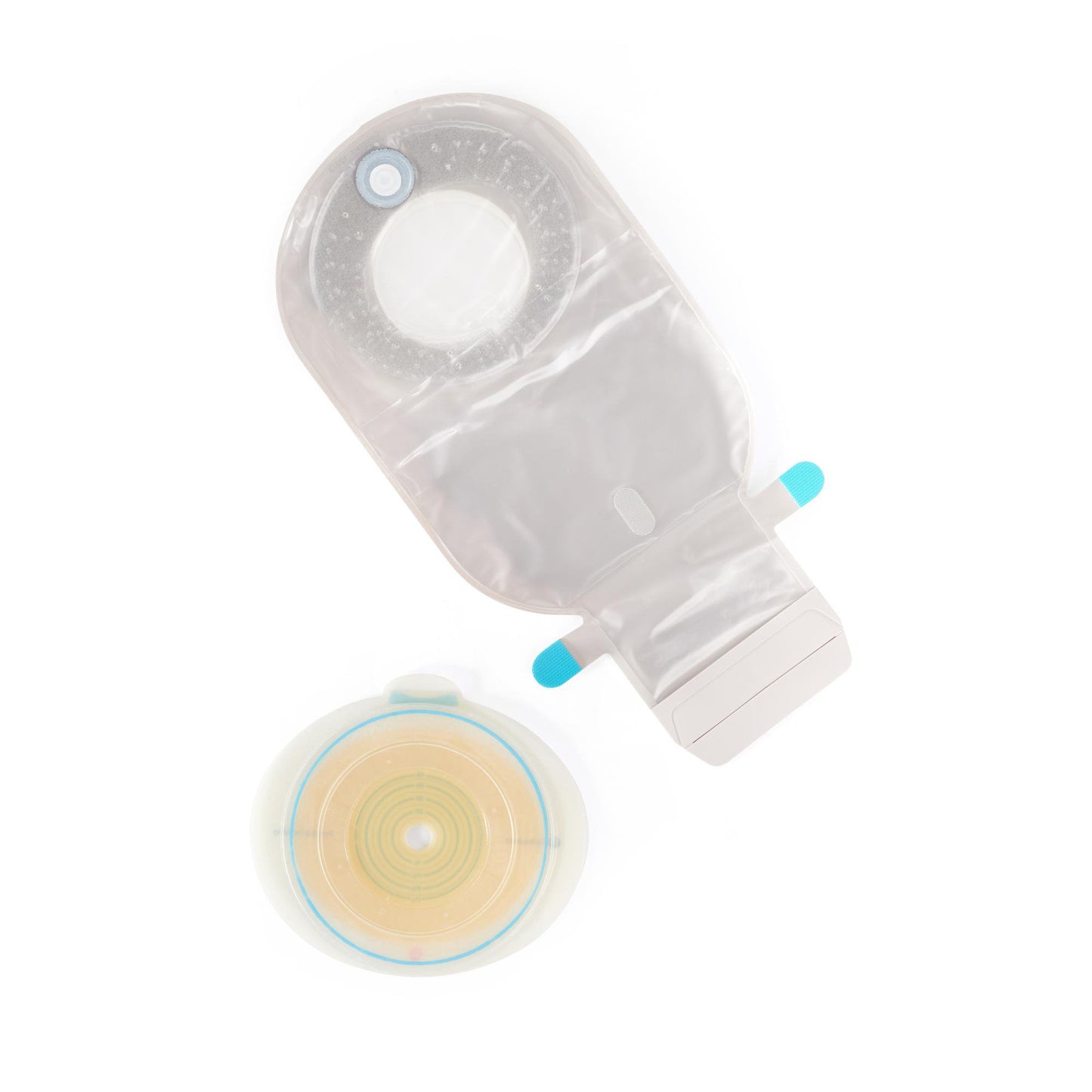 Ostomy Pouch SenSura Mio Two-Piece System Maxi Length Flat, Trim to Fit 3/8 to 1-7/8 Inch Stoma Drainable