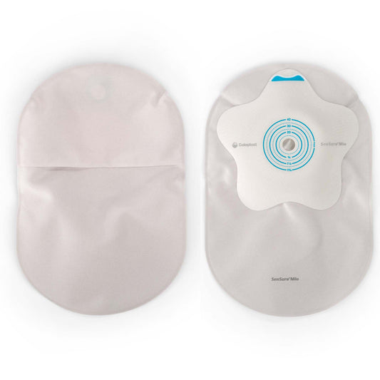 SenSura Mio Convex Flip 1-Piece Closed End Opaque Ostomy Pouch, 10 – 40mm
