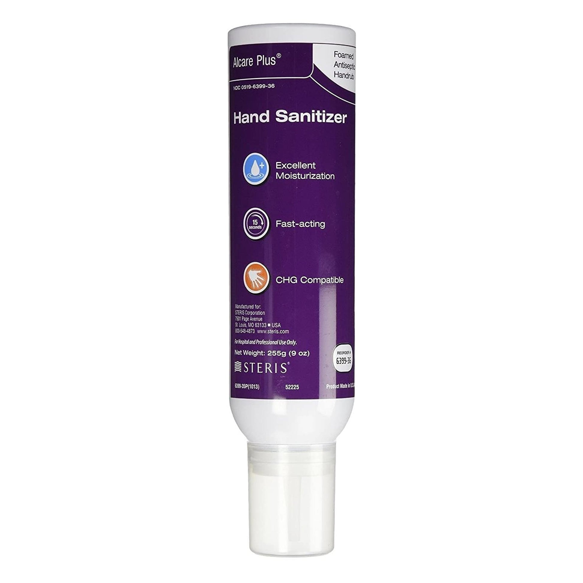 Alcare Plus Foaming 62% Ethyl Alcohol Hand Sanitizer, 9-ounce Aerosol Can