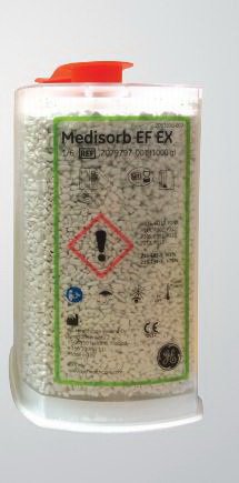 CO2 Absorbent Medisorb EF EX Canister 1 kg Calcium Hydroxide / Sodium Hydroxide