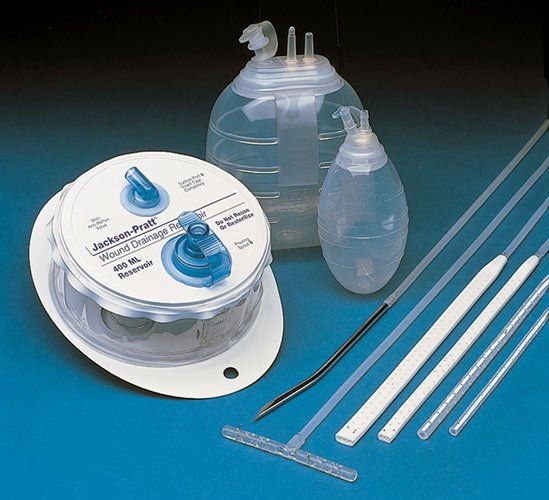 Wound Drain Tube Jackson-Pratt Round Type Without Trocar 15 Fr. Size Sterile