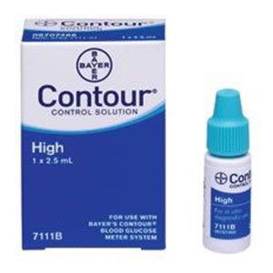 Bayer Contour Blood Glucose Control Solution, High Level