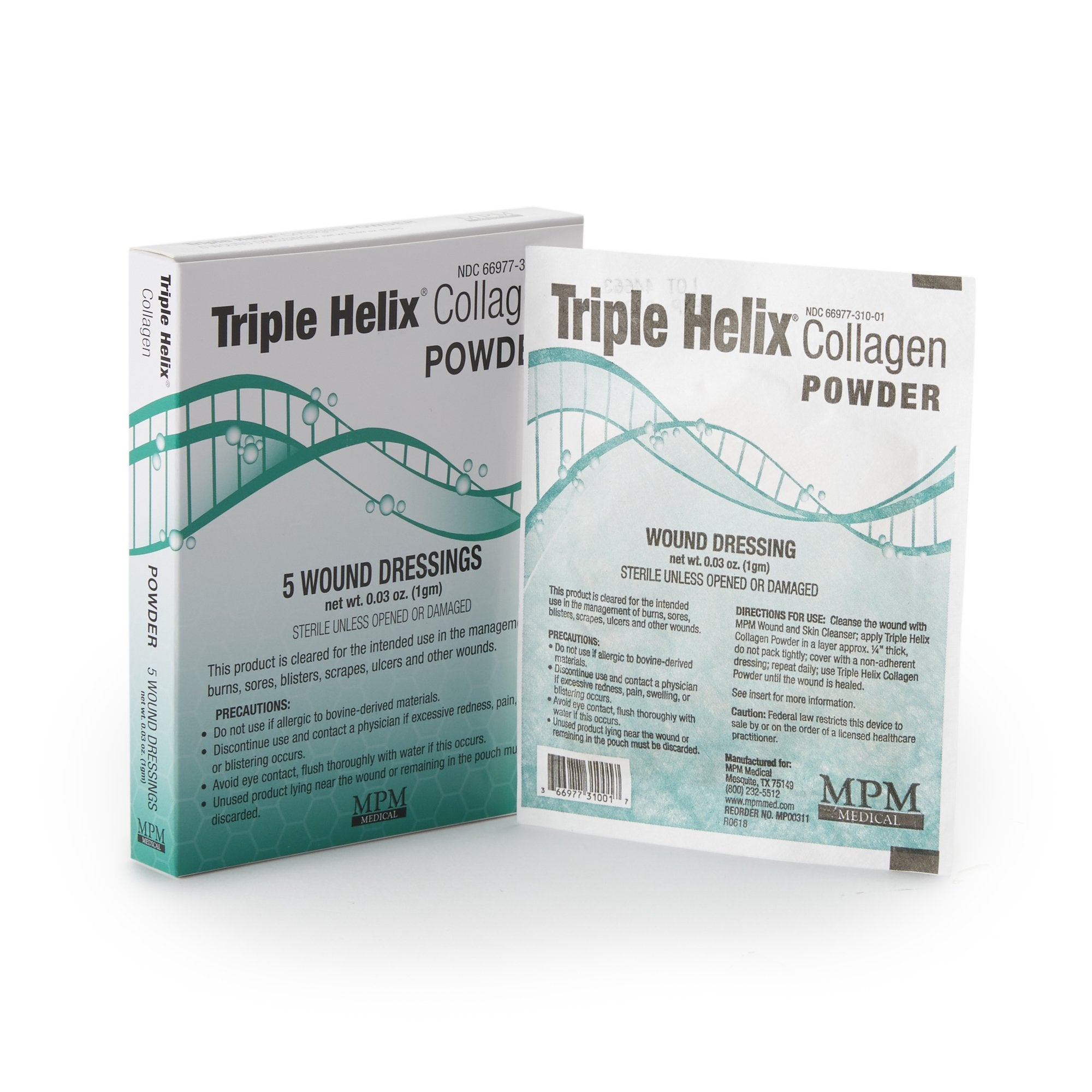 Triple Helix Collagen Powder, 1 Gram – SurfMed