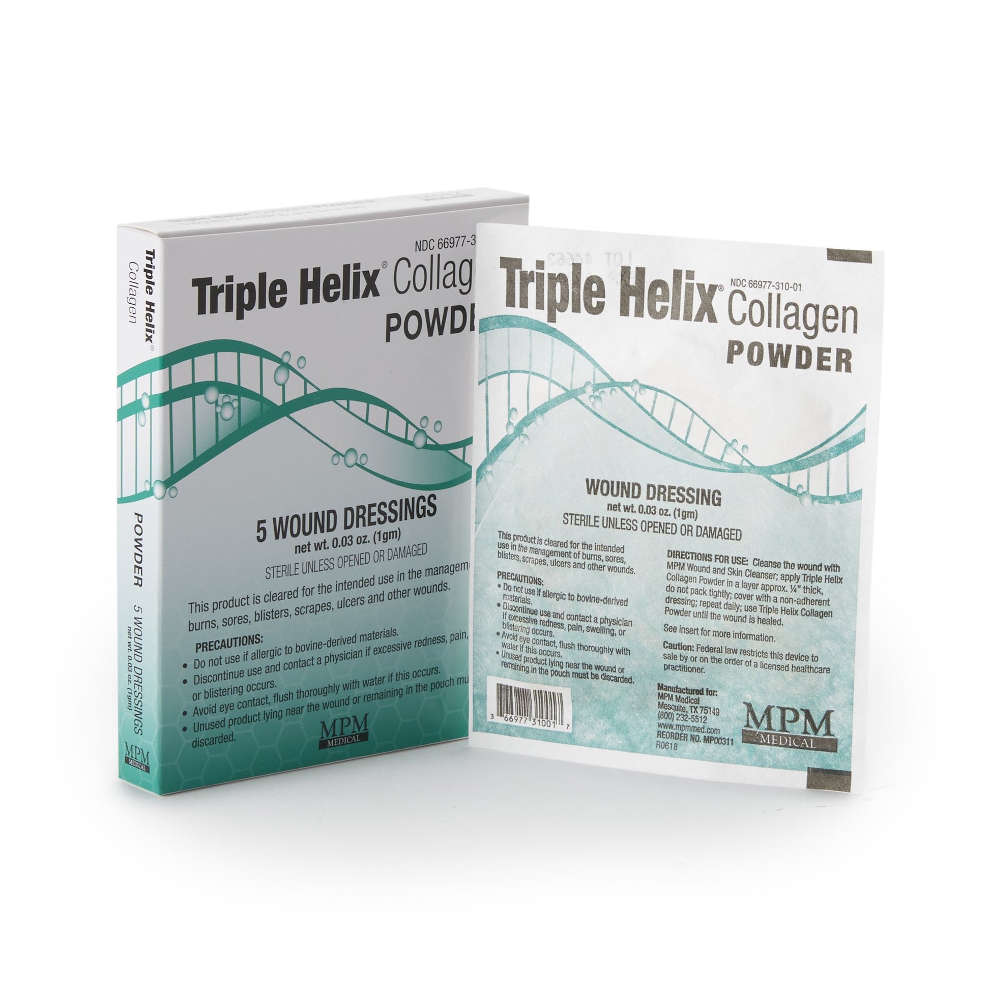 Triple Helix Collagen Powder, 1 Gram