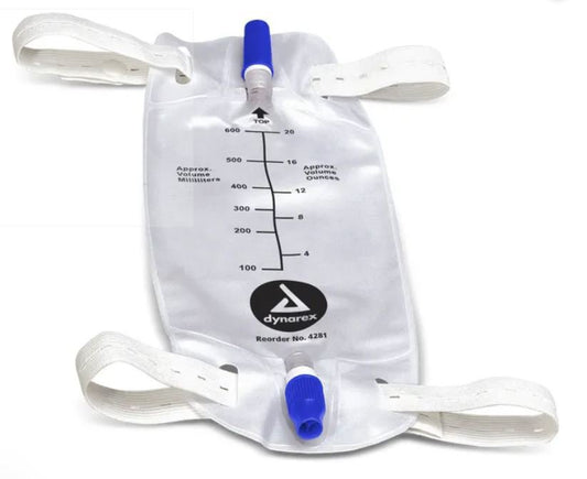 dynarex Urinary Leg Bag, 500 mL