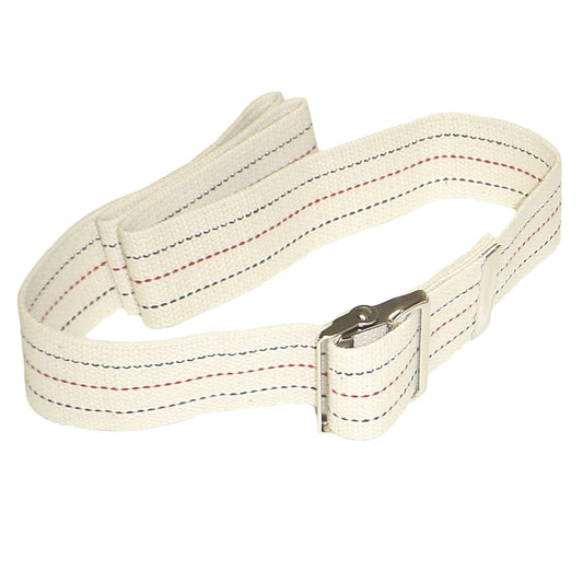 Gait Belt FabLife™ 48 Inch Length Pinstripe Cotton