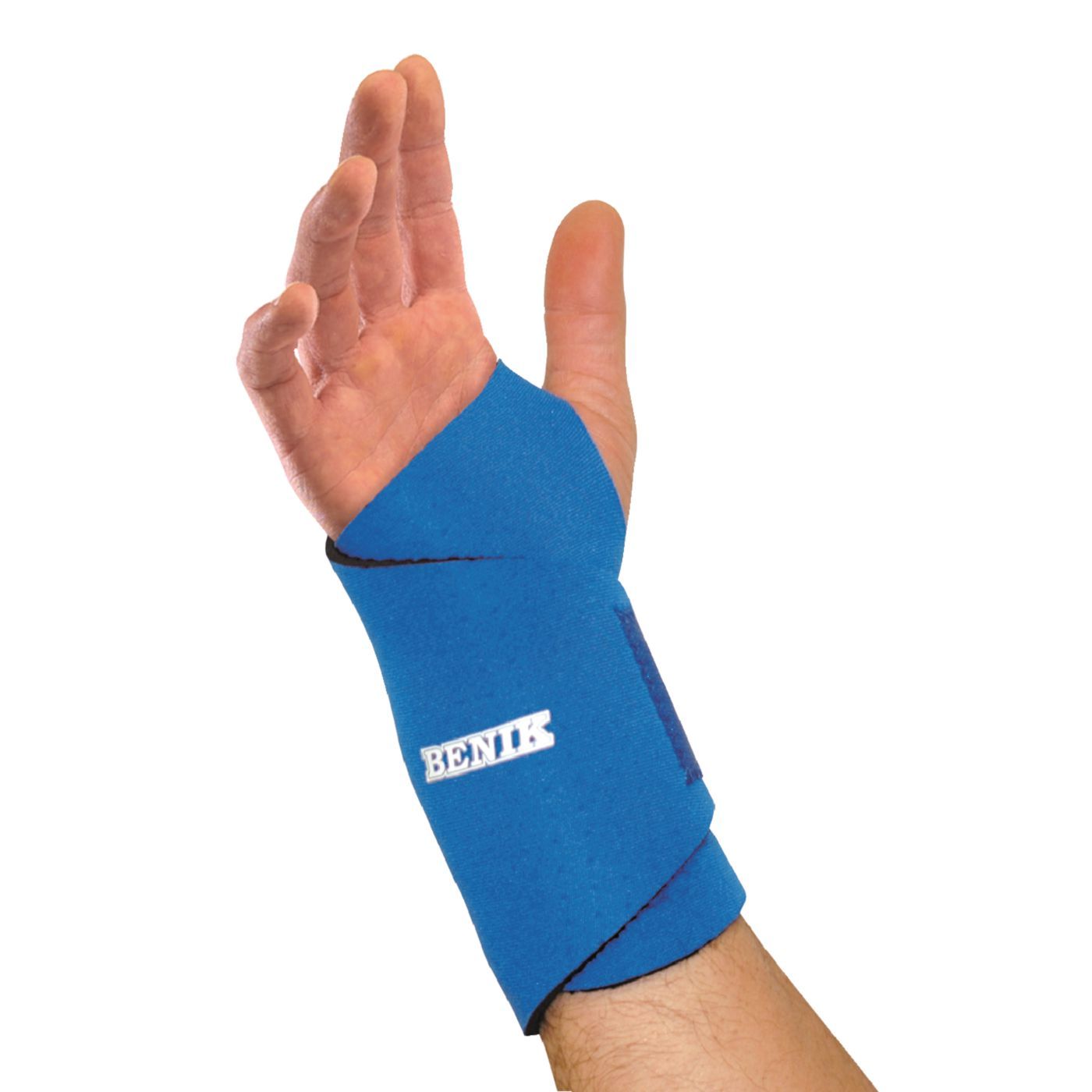 Wrist Support Benik W-203 Wraparound Neoprene / Terry Cloth Left or Right Hand Blue One Size Fits Most