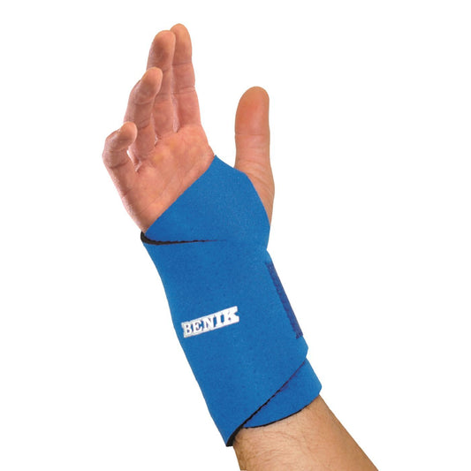 Wrist Support Benik W-203 Wraparound Neoprene / Terry Cloth Left or Right Hand Blue One Size Fits Most