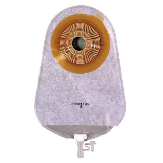 Assura Deep Convex One-Piece Transparent Urostomy Pouch, 35mm Stoma