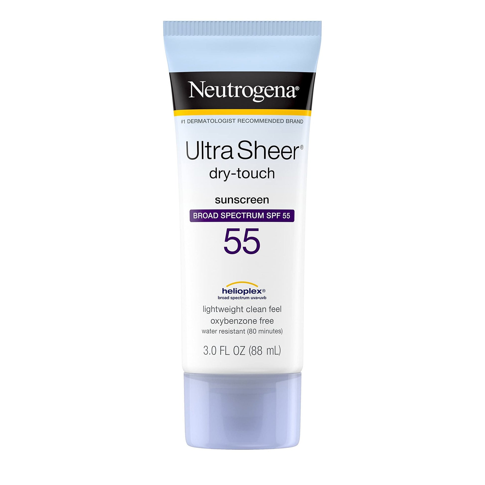 Neutrogena Ultra Sheer Dry-Touch Sunscreen Lotion, SPF 55, 3-ounce Tube