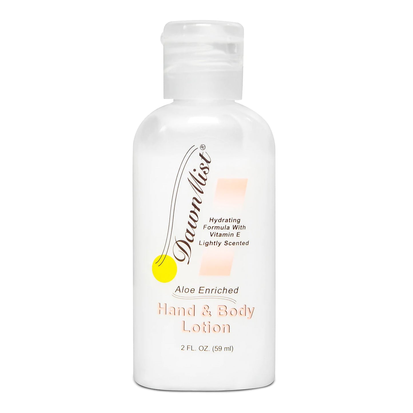 DawnMist Hand and Body Moisturizer, 2-ounce Bottle, Coconut Scent