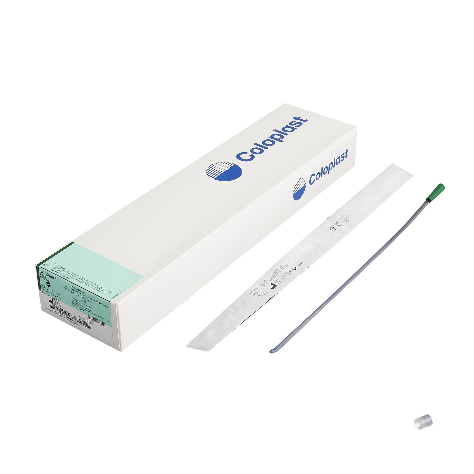 Self-Cath Urethral Catheter, 14 Fr., Unisex, Coud
