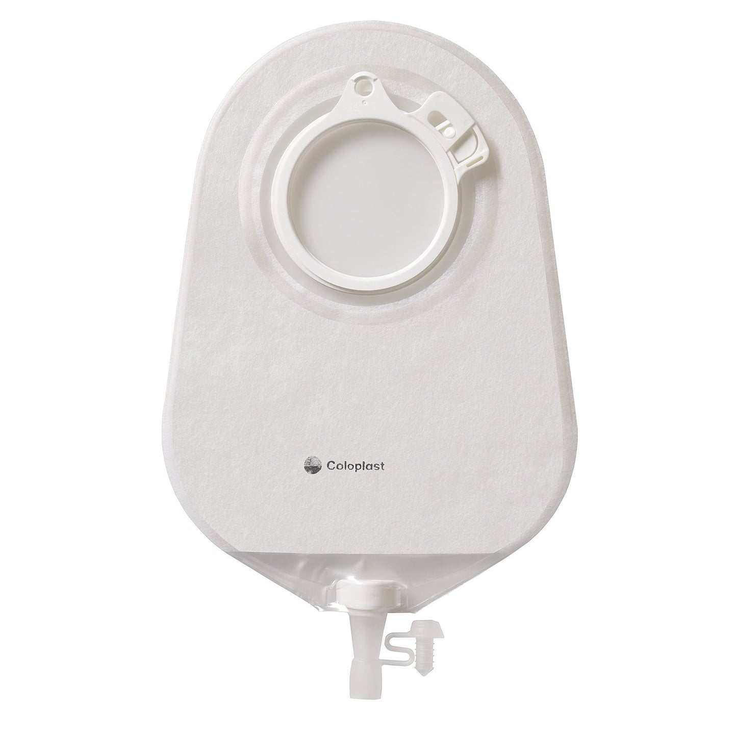 Assura Two-Piece Transparent Urostomy Pouch, Pre-cut for 57mm Stoma, Blue Match