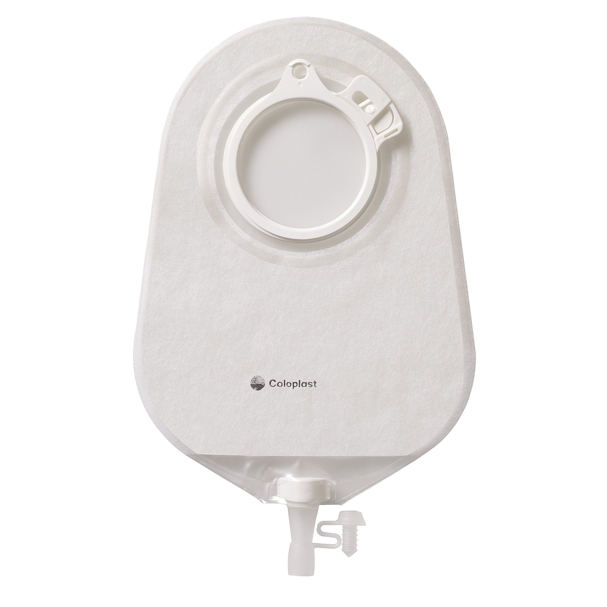 Assura Two-Piece Transparent Urostomy Pouch, Pre-cut for 57mm Stoma, Blue Match