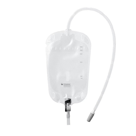 Conveen Security+ Leg Bag, Levered Opening, Vinyl Straps
