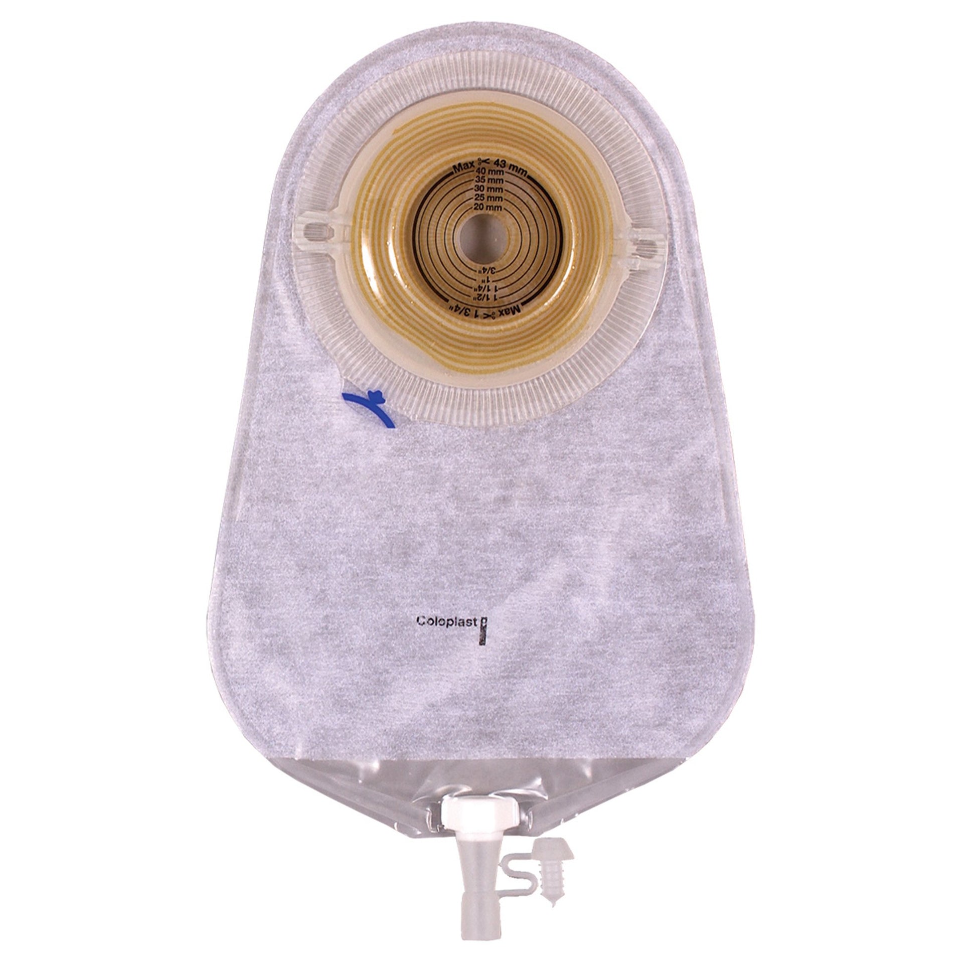 Assura Deep Convex 1-Piece Transparent Urostomy Pouch, Cut to Fit 15 – 33mm