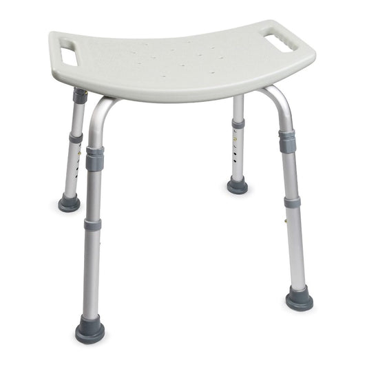 McKesson Aluminum Transfer Bench, Armless Bath Bench, 300-lb. Capacity