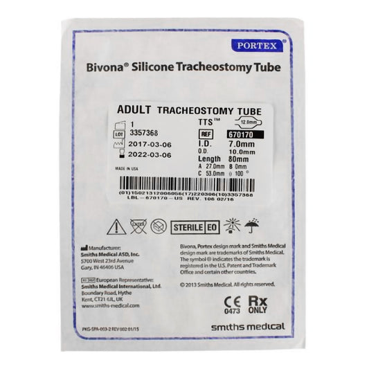 Bivona TTS™ Tracheostomy Tube, Size 7