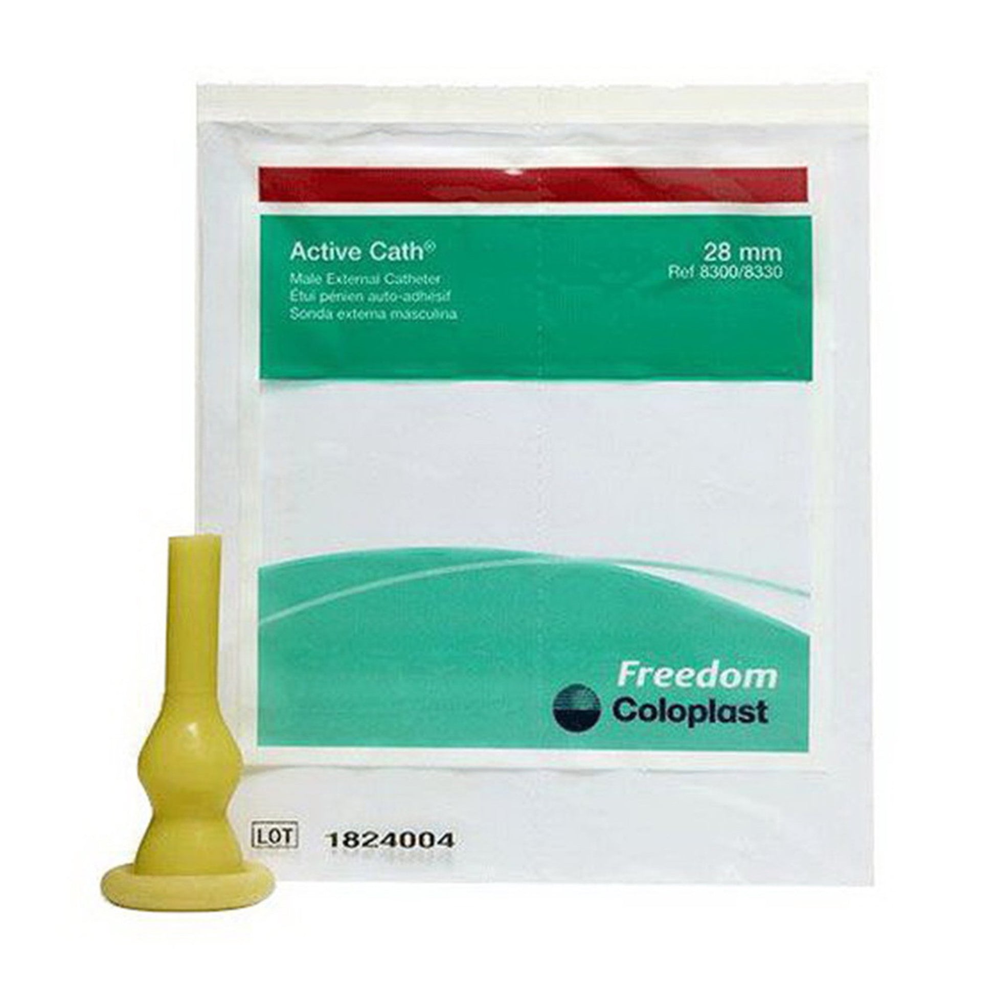 Active Cath Male External Catheter, Medium, 28mm Diameter