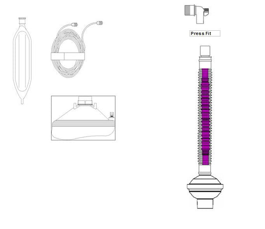 Universal Flex2 Breathing Circuit