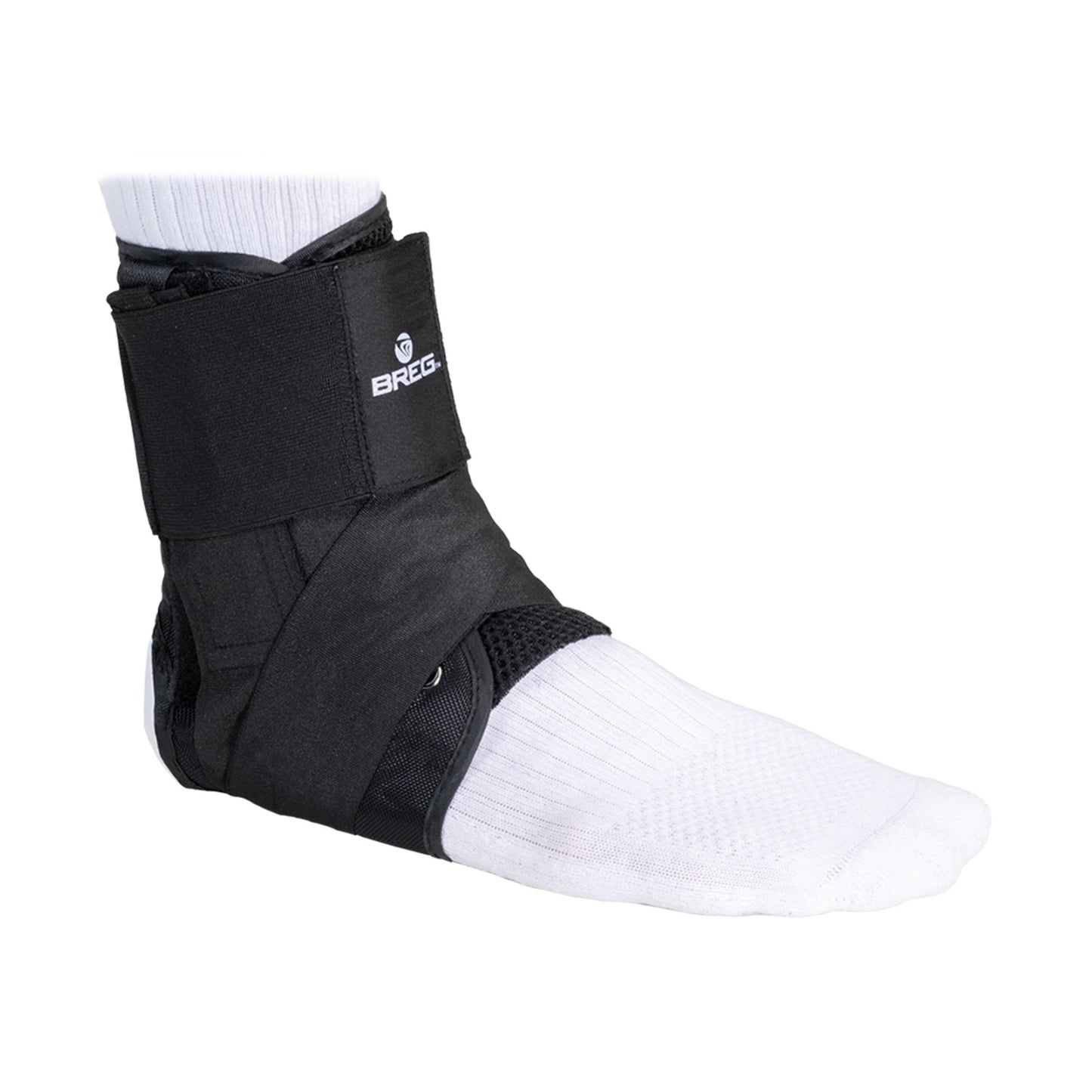 Ankle Support Breg Small Figure-8 Strap / Lace-Up Closure Left / Right Foot